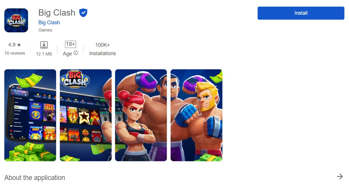 Big Clash Casino mobilapp